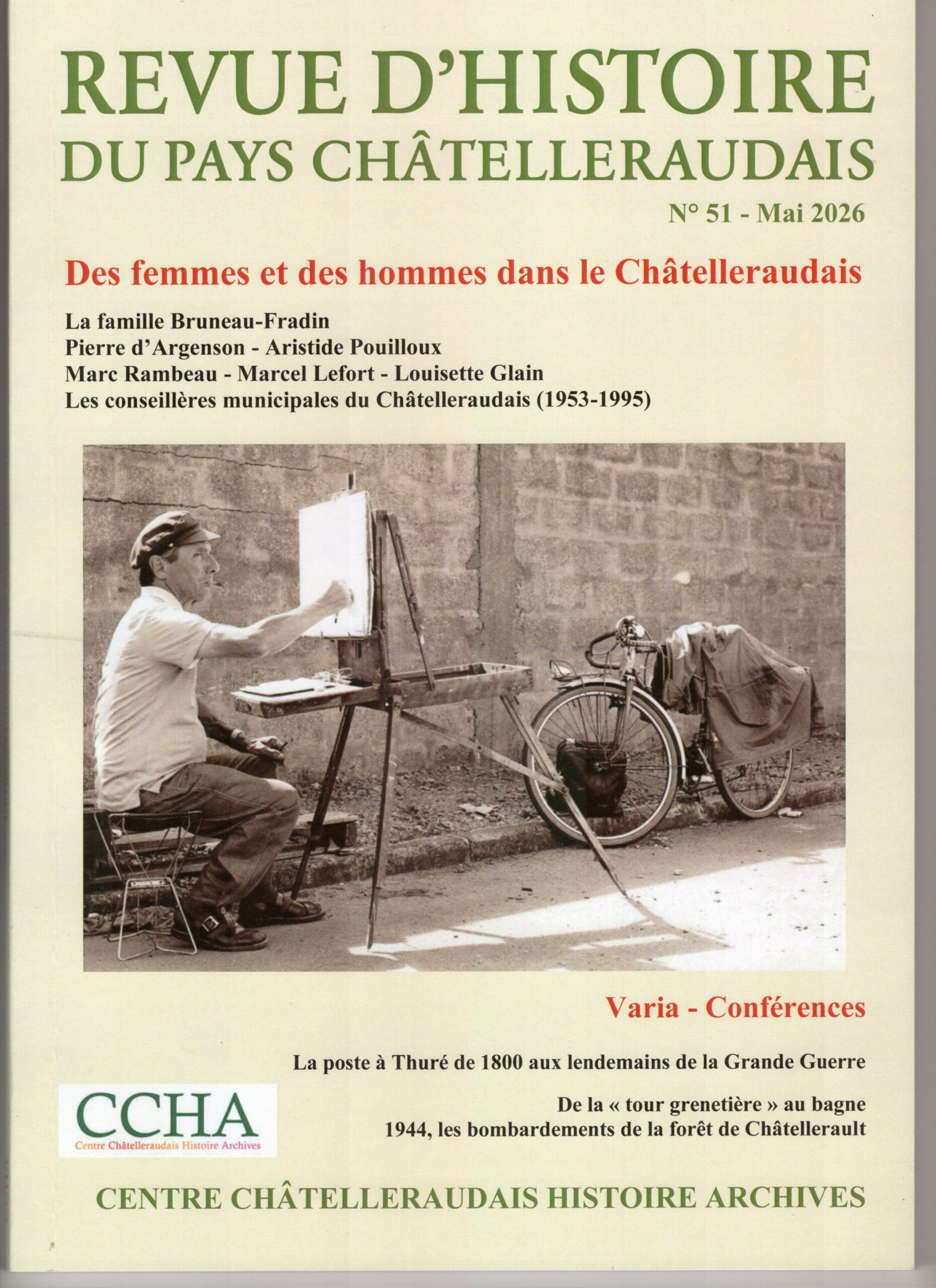 Revue d&rsquo;histoire du pays châtelleraudais n°51